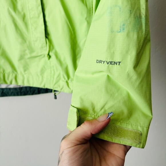 The north face Venture jacket zip up Budding Green wind breaker rain jacket S - Picture 3 of 12